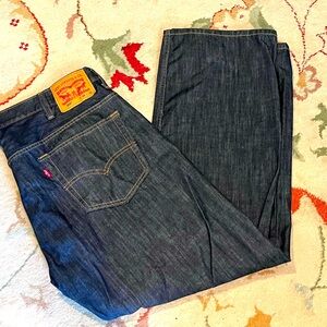 Levi's Men's Dark Indigo Straight Jeans